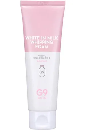 G9skin Espuma Limpiadora Facial para Manchas y Tonos de Piel Apagados - White in Milk Whipping Foam