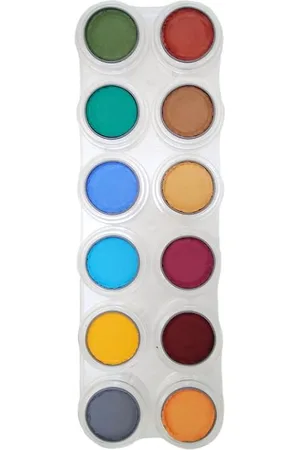 Grimas Paleta Maquillaje 12 Maquillajes Al Agua 12 B