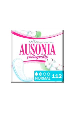 EVAX Ausonia Protegeslips Normal, Protección Diaria, Neutraliza Olores, Mayor Comodidad, 4x28 Unidades