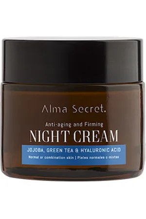 Alma Secret Crema noche reparadora antiedad - Jojoba, té verde y hialurónico 50 ml de crema |