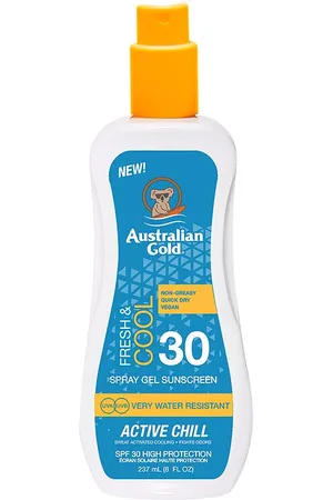Australian Gold Solar SUNSCREEN SPF30 X-TREME SPORT spray gel active