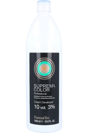 Farmavita Suprema color oxidante 10vol 3% 1000 ml, emulsión oxidante estabilizada en crema.