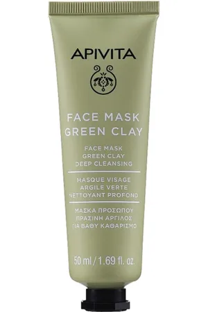 APIVITA Mascarilla Facial Limpiadora con Arcilla Verde 50ml