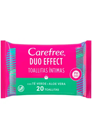 Carefree Higiene ALOE VERA toallitas íntimas