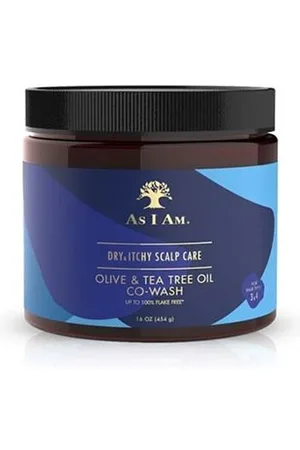 As i am DRY & ITCHY SCALP CARE OLIVE TEA TREE CO WASH 16oz 454gr