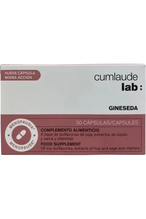 Cumlaude Lab Cumlaude Gineseda Complemento Alimenticio para tratar Menopausia 30 cápsulas. .