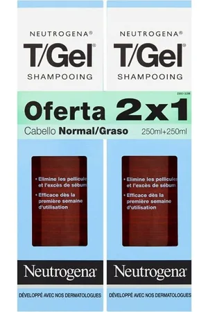 Neutrogena T/gel shampoo c.graso 2x250ml