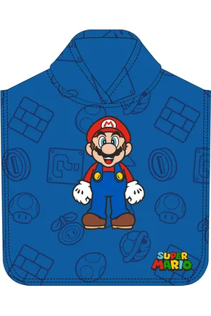 Safta Poncho de Microfibra Super Mario