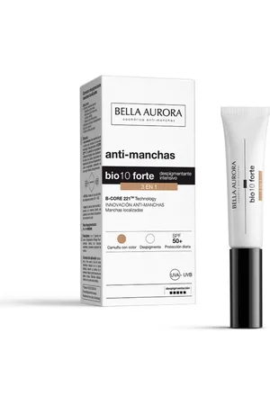 Bella Aurora Bio10 Forte 3 en 1, 10 ml, Camufla las Manchas Piel con Color, Despigmenta y Protege, Elimina Manchas Oscuras, Difumina Manchas e Imperfecciones, Protección SPF 50+