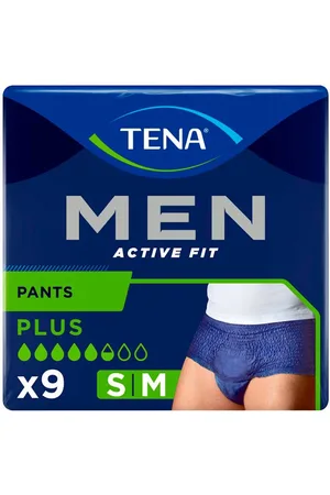 TENA Men Pants Active Talla S/M 9 Unidades
