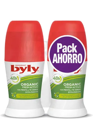 Byly Desodorante Bily Organic Rollon 50+50 - Protección Duradera