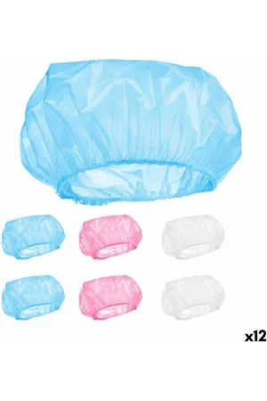 Berilo Gorro de Ducha Set Multicolor 28 cm Plástico (12 Unidades)