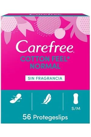 Carefree Salvaslip Transpirable Cotton Feel (56 uds)