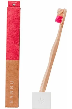 Banbu Mejora Tu Higiene Bucal con el Cepillo de Dientes Rosa de Alta Dureza