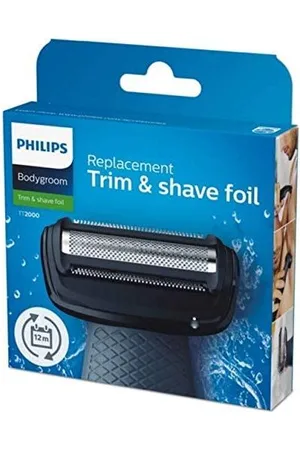 Philips TT2000/43 - Cabezal de recambio para afeitadoras corporales TT2021 a TT2030, color gris