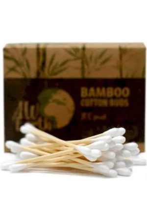 HOSTENATURA Caja de 200 Bastoncillos de Algodón de Bambú