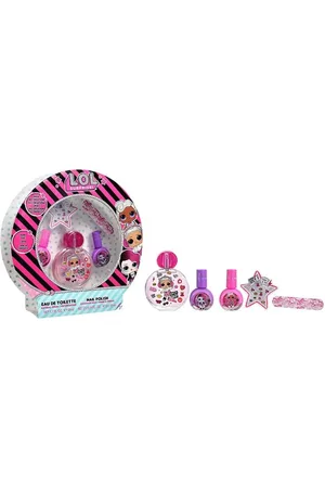 Cartoon LOL Eau De Toilette Spray 50ml Set 5 Piezas Colonia de mujer, fragancia para mujer