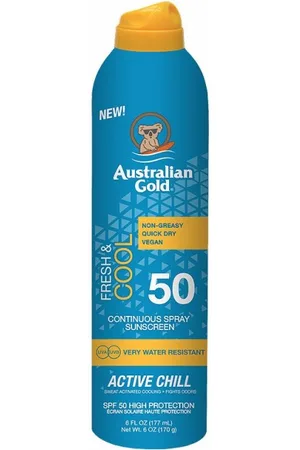 Australian Gold FRESH & COOL continuous spray sunscreen SPF50 177 ml