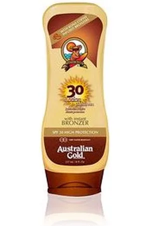 Australian Gold SUNSCREEN SPF30 lotion with bronzer 237 ml