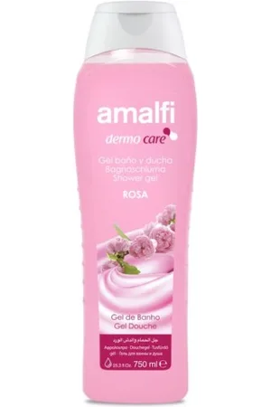 AMALFI Dermo Care Gel de Baño Rosa 750 Ml - Hidratación Profunda y Protección de la Piel