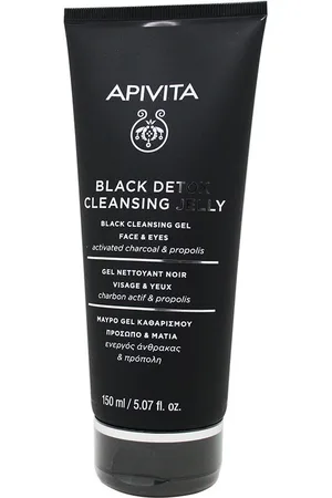 APIVITA Gel Limpiador Negro Carbon Activado Propolis 150 ml