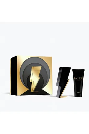 Carolina Herrera Bad Boy Set Eau de Toilette 100 Ml. + AOW 100 Ml. - Colonia para hombre 100 Ml. + Gel de ducha 100 Ml. | Uso diario.