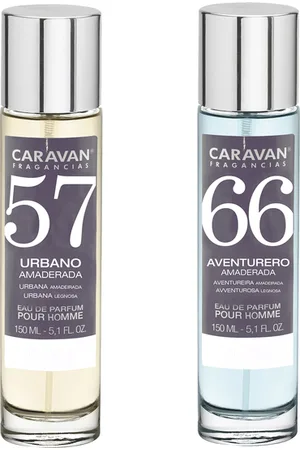 Caravan Fragancias | Set 2 perfumes caravan hombre nº66 y nº 57 - Perfume Hombre Olor Agradable y Duradero con Frescura y Vitalidad - Perfume Masculino Versátil se adapta a Cualquier momento - Perfume Hombre Elegancia y Encantador - Perfume Hombre