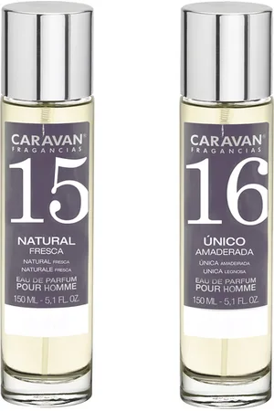 Caravan Fragancias | Set 2 Perfumes caravan hombre nº16 y nº 15 - Perfume Hombre Olor Agradable y Duradero con Frescura y Vitalidad - Perfume Masculino Versátil se adapta a Cualquier momento - Perfume Hombre Elegancia y Encantador - Perfume Hombre