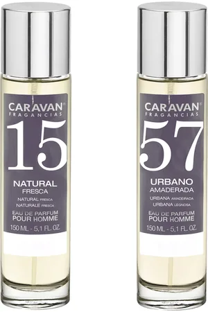 Caravan Fragancias | Set 2 Perfumes caravan hombre nº57 y nº 15 - Perfume Hombre Olor Agradable y Duradero con Frescura y Vitalidad - Perfume Masculino Versátil se adapta a Cualquier momento - Perfume Hombre Elegancia y Encantador - Perfume Hombre