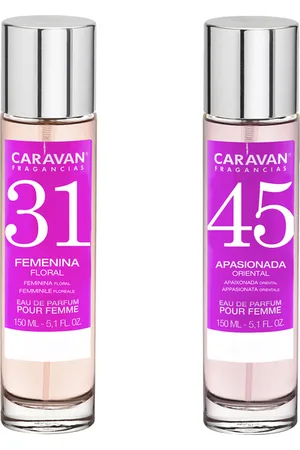 Caravan Fragancias | Set de 2 Perfumes para Mujer Nº45 Y Nº 31 - Perfume Mujer Olor Agradable y Duradero con Frescura y Vitalidad - Perfume Femenino Versátil se adapta a Cualquier momento - Perfume Mujer y Encantadora - Perfume Femenino Máxima