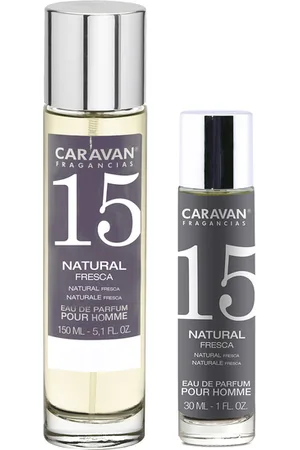 Caravan Fragancias | Set Caravan Perfume Hombre Nº15 150ml+30ml - Perfume Hombre Olor Agradable y Duradero con Frescura y Vitalidad - Perfume Masculino Versátil se adapta a Cualquier momento - Perfume Hombre Elegancia y Encantador - Perfume Hombre
