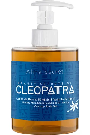 Alma Secret Gel de Baño Cremoso Cleopatra con Leche de Burra y Aceites de Aguacate y Argán para Todo Tipo de Pieles