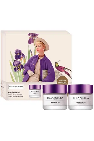 Bella Aurora Sublime 40 Pack Crema Antioxidante Día 50ml + Sublime 40 Crema Reparadora Noche 50ml
