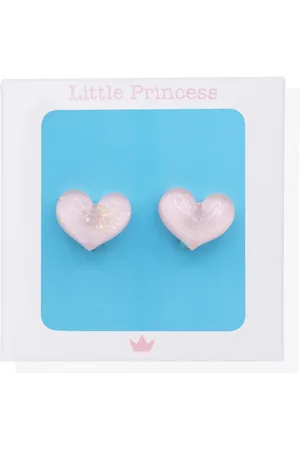 You Are The Princess Little Princess Pendientes Pinza Corazón
