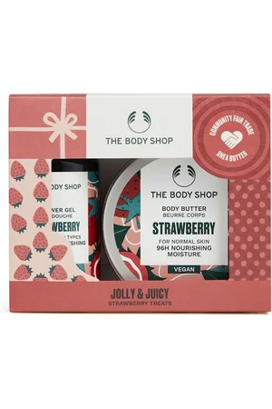 THE BODY SHOP Exfoliante Corporal de Fresas - Lote 2 Pz