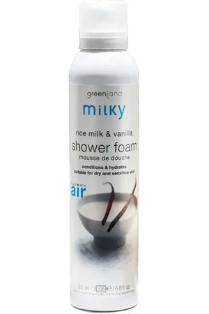 Greenland Loción Corporal Shower Mousse Rice MIlk (200 ml)