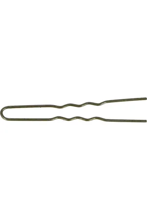 EUROSTIL Horquillas de moño 400 HORQ.INVISIBLES Bronce (400 uds)(65 mm)