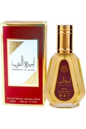 Lattafa Perfumes árabes Ameerat Al Arab Princesa de Arabia Edición Mini 50 Ml, Perfume Árabe Aroma larga duración