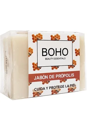 BOHO Jabón Natural Propóleo 100Gr - Cuidado de la Piel - Limpieza Profunda