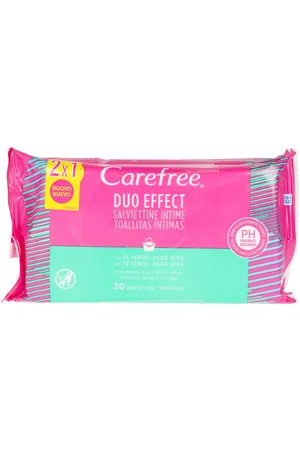 Carefree Aloe Vera Toallitas íntimas 2x20 Uds