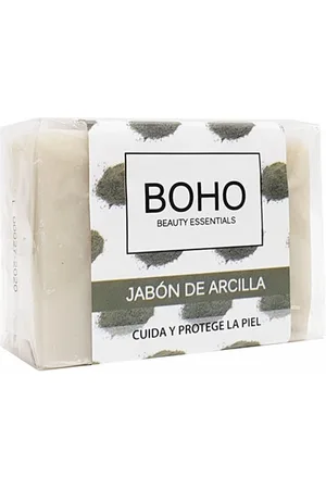 BOHO Jabón Natural Arcilla Verde 100Gr - Limpia Profundamente - Cuidado de la Piel