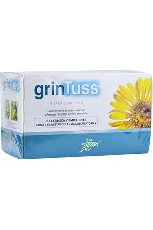 Aboca GRINTUSS Tisana para el Bienestar de las Vías Respiratorias - 20 Filtros