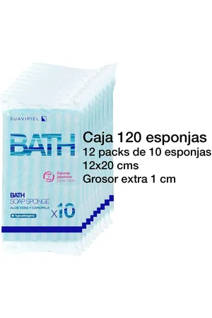 OrtoPrime Esponjas Jabonosas Desechables Caja 120 Unidades
