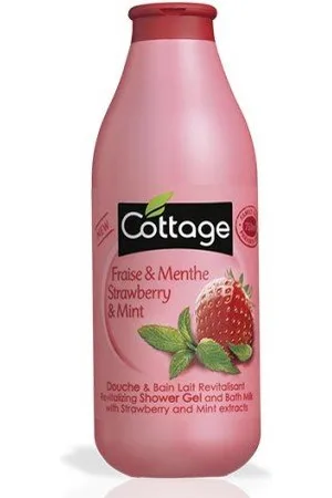 Cottage Gel de Ducha Hidratante - Fresa & Menta - 750 ml
