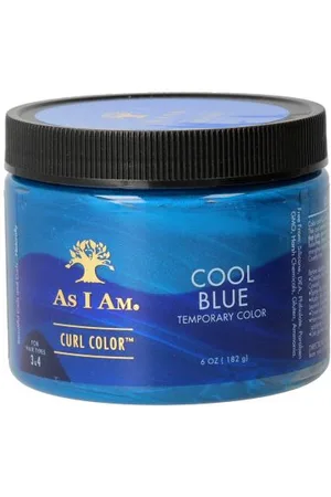 As i am Gel Temporal de Color para Rizos - Cool Blue
