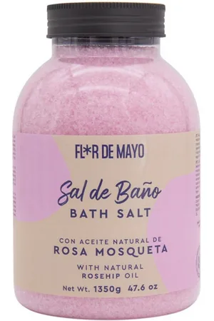 Flor De Mayo Sal de Baño Rosa Mosqueta: 1350 gr