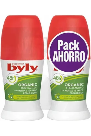 Byly Desodorante Roll-On Organic Extra Fresh Activo (2 uds)