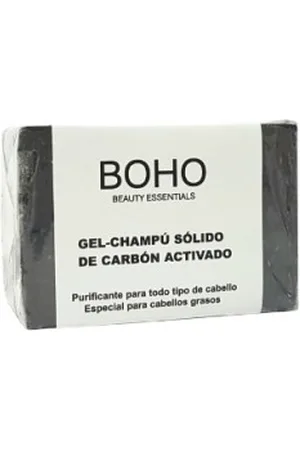 BOHO Gel y champu solido de carbon activado 55g