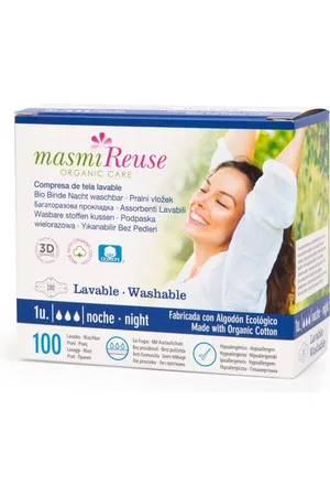 Masmi Compresa De Tela Con Alas Lavable Noche Bio