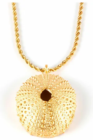 NoBrand Collar Mujer Shabama Trenc Top Latón Bañado en flash dorado 45 cm